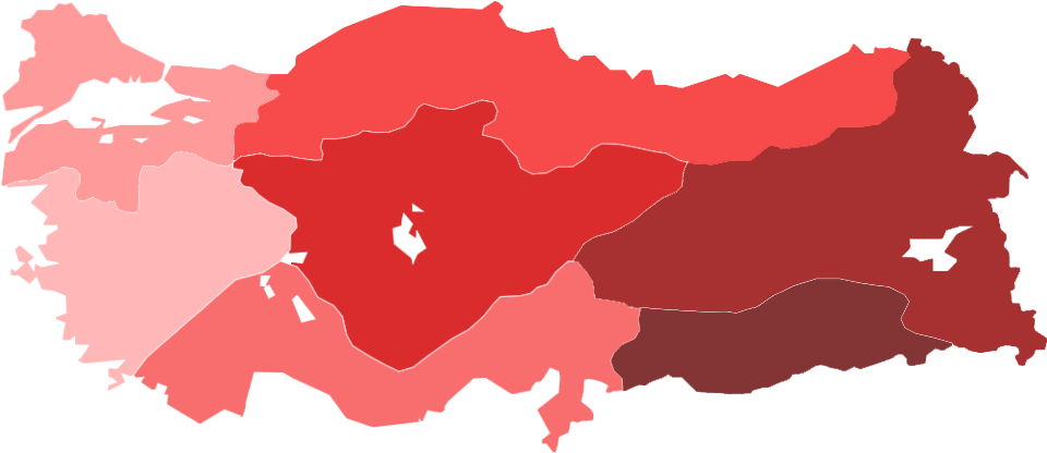 Türkiye Haritası Bölgeler